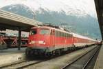 DB 115 355 steht am 27 Mai 2007 in Innsbruck. 