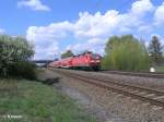 143 038-8 zieht RE10577 Leipzig  - Dresden Hbf bei Borsdorf. 16.04.11
