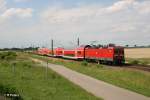 143 013-1 als S10 Leipzig HBF kurz vor Schkeuditz West.