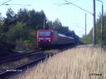 143 193-1 zieht beim ex HP Vogelsang ein RB11 Cottbus.