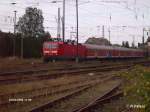 143 176-6 verlsst Eisenhttenstadt mit dem RB11 Cottbus.