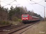 143 065-1 zieht beim ex HP Vogelsang den RB11 Cottbus.