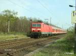 143 809-2 zieht ihre RB11 Frankfurt/Oder beim ex HP Vogelsang.