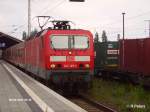 143 135-2 startet in Frankfurt/Oder mit der RB11 Cottbus.