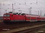 143 175-6 auf dem Rckweg mit RB 11 Cottbus in Eisenhttenstadt.