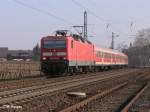 143 238-4 zieht bei Geisenheim die RB15522 Koblenz HBF.