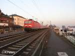 143 270-7 durchfhrt Rdesheim an dem Rhein mit einer RB Koblenz.