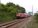 143 576-7 verlsst Eisenhttenstadt mit ein RB11 Cottbus.