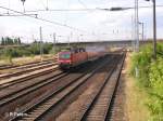 143 300-2 auf dem Rckweg mit RB 11 Cottbus in Eisenhttenstadt.