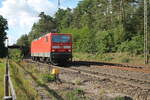 143 637 fährt Lz durch Ochenbruck in Richung Regensburg.