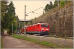 Die DB 143 316-8 erreicht ihren Zielbahnhof Seebrugg.