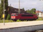 155 079-7 rollt solo durch Frankfurt/Oder 15.08.07