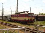 371 001-9 erreicht Frankfurt/Oder mit den EC46 nach Berlin.18.05.07