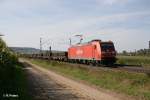 185 198-9 mit gemischten Gterzug bei Wettelsheim 16.09.11