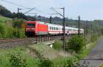 101 073 mit IC nach Leipzig am 01.05.12 in Haunetal Rothenkirchen