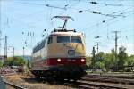 Auch die Nürnberger E03 001 erhielt am 14.06.15 Auslauf während der 103er Lokparade in Koblenz Lützel.