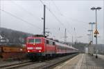 111 209 und 111 018 hinten mit RbZ 38690 von Sinsheim nach Paderborn am 21.03.15 in Kreuztal.