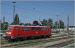 Zeppeline am Himmel von Lindau sind ja alltäglich, aber eine DB 111 auf den Abstellgleisen des Bahnhofs Lindau Insel war mich dann doch ein Bild wert.