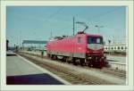 Eine  DEUTSCHE BUNDESBAHN  112 171-4 in Berlin Lichtenberg im Mai 1994.