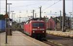 120 137 am 29.08.14 auf Solofahrt durch den Kölner Hbf