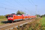 Mit dem RE 4306 hat die 120 202 am 16.09.2014 Rostock Hbf verlassen,hier in Sildemow.