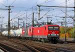 MEG 605 und MEG 802 mit Zementzug am 09.10.12 in Fulda