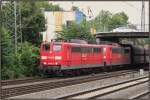 151 151 und 151 074 mit Kohlezug in Richtung Trier am 23.07.11 in Koblenz