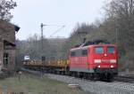 151 069 mit Gterzug am 04.04.12 in Vollmerz