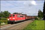 151 150 mit einem Gterzug von Hagen nach Kreuztal am 26.06.12 in Eichen