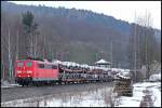 151 085 mit Audizug am 10.02.13 in Vollmerz