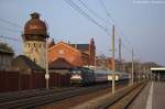 ES 64 U2 - 073 (182 573-6) MRCE Dispolok GmbH für DB Fernverkehr AG mit dem EC 248  Wawel  von Wroclaw Glowny nach Hamburg-Altona in Rathenow.