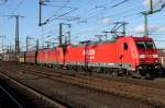 185 292-0 und 185 141-9 mit Kohlezug am 08.02.11 in Fulda