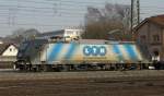 185 546 mit Containerzug am 03.03.11 in Fulda