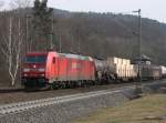 185 298-7 mit Gterzug am 05.03.11 in Vollmerz