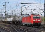 185 052 mit Kesselwagenzug am 23.04.12 in Fulda