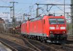 185 159 und 185 148 mit Gterzug am 23.04.12 in Fulda