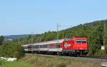 185 606 der HGK mit Sonderzug am 09.09.12 in Haunetal Rothenkirchen