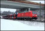 185 074 mit Gterzug am 24.02.13 in Gtzenhof