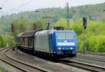 185 514-7 mit Gterzug am 13.05.10 in Jossa