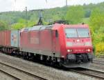 185 176-5 mit Gterzug am 27.05.10 in Jossa