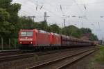 185 155-9 + 185 275-5 mit einem Kohlezug in Neuss Norf am 30.05.2010