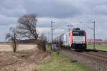 E 186 182-2 (SBB Cargo) mit Kesselwagenzug in Neuss Allerheiligen am 27.03.2010 um 15:08 Uhr