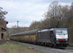 189 927 mit ARS Zug am 10.04.12 in Vollmerz