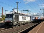 189 150 mit Containerzug am 21.10.10 in Fulda