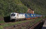 TXL 193 617  Friedensbewegung  mit LKW Walter in Richtung Norden am 14.09.23 in Kaub.