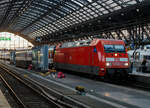 Die DB 101 005-7 (91 80 6101 005-7 D-DB) der DB Fernverkehr AG, fährt am 01 Juli 2025, mit dem EC 6 (Interlaken Ost - Bern - Basel SBB – Mannheim - Köln Hbf - Dortmund Hbf), mit über 2 Stunden Verspätung in den Hauptbahnhof Köln ein. Hinter der DB 101er sind SBB EuroCity-Wagen. Die EuroCity-Wagen (Apm EC und Bpm EC) der SBB sind zwar nach ähnlichen Prinzipien aufgebaut worden, werden aber in der Schweiz nicht als Einheitswagen bezeichnet. 

Die Lok wurde 1996 von ADtranz (ABB Daimler-Benz Transportation GmbH) in Kassel unter der Fabriknummer 33115 gebaut.