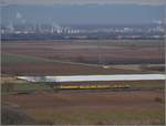 Messzug Nbz 94321 mit 120 160-7 Hockenheim-Basel.