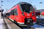 442 221 bei einer Testfahrt am 30.01.12 in Gstrow