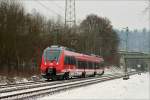 442 103 als RE 9 nach Aachen am 26.01.12 in Eiserfeld