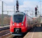 442 001 auf Testfahrt am 08.03.10 in Fulda